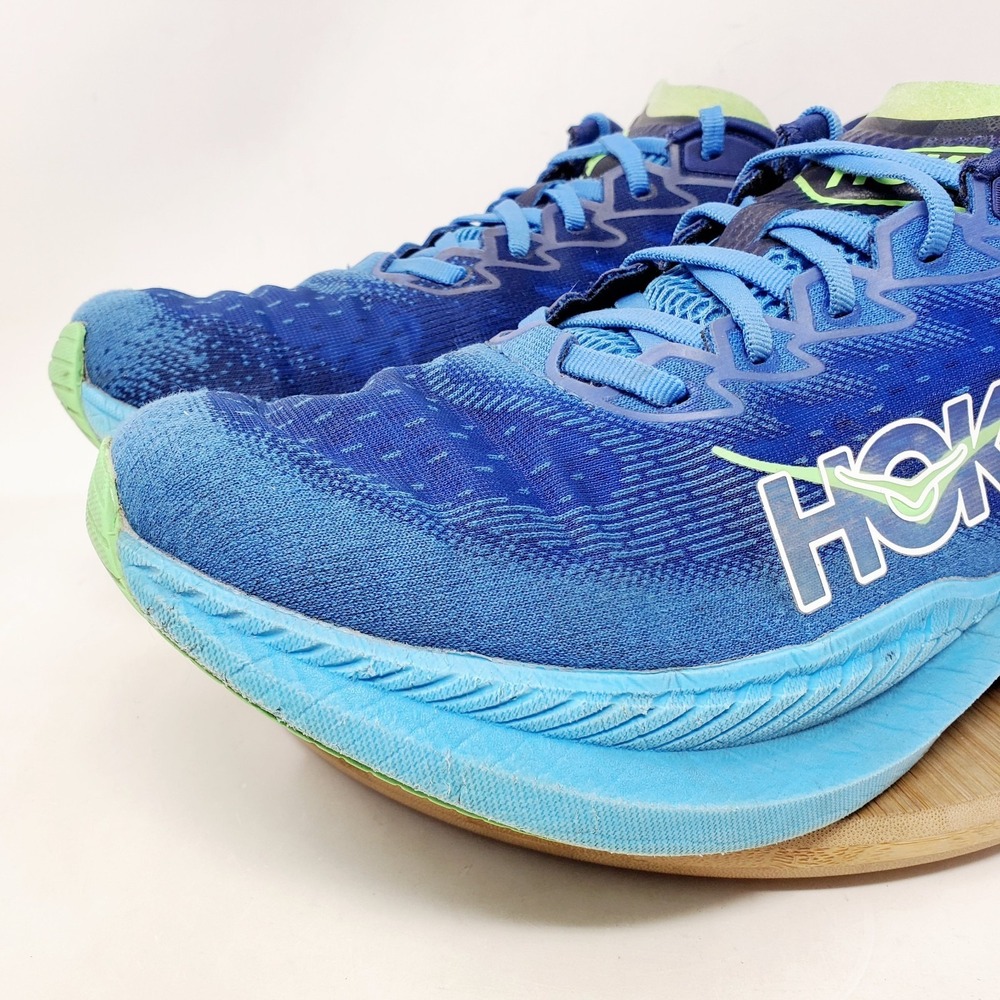 Hoka One One Mach 6 Running Shoes Mens 11.5 D Blue Athletic Comfort Sneaker - Picture 3 of 16
